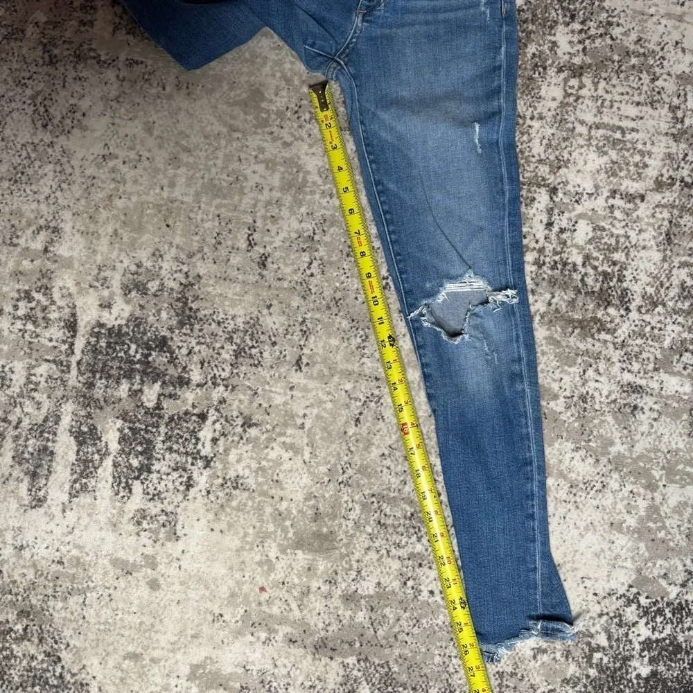 Joe's Jeans Women's The Charlie Distressed High Rise Skinny Jeans Size 24